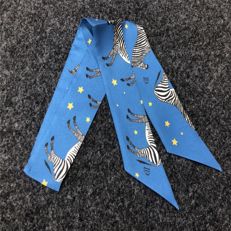 Cartoon starry zebra gift scarf