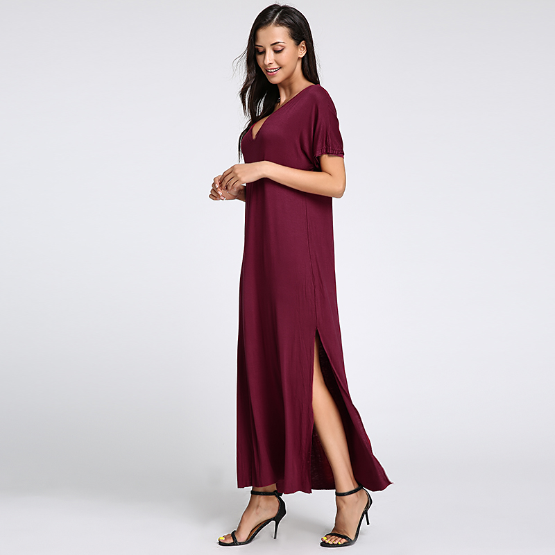 Summer women's long shirt skirt