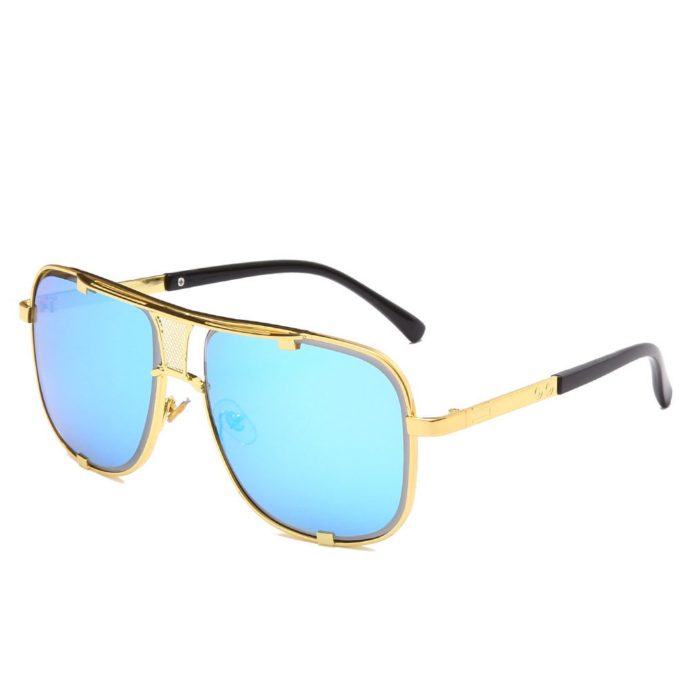 Gold frame ice blue fiIm