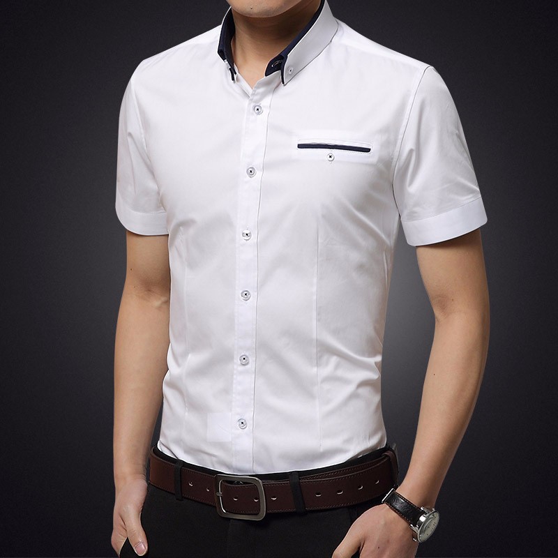 Fashionable urban collar men's shirt
