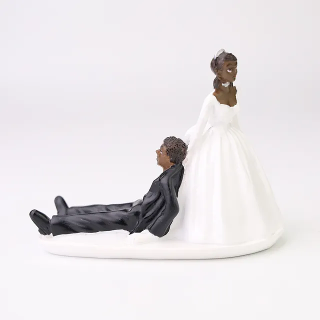Bridegroom cake decorations Valentine's Day gift Black - Shop at LoveMi