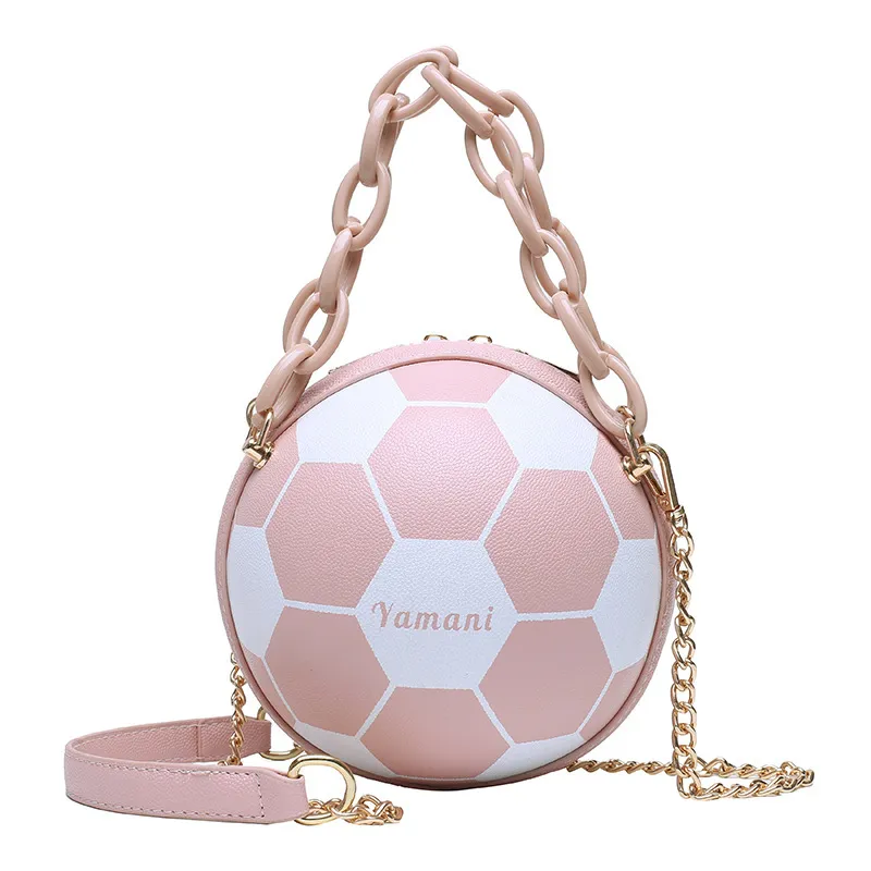 Women's football basketball crossbody bag - Pink