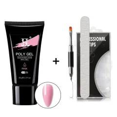 Crystal nail polish - Pink - View 1