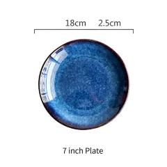 Ceramic tableware and dishes - 7In Shallow Dish - View 1