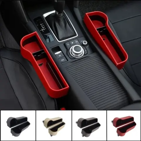 PU Car Organizer Seat Gap Storage Box Car Side