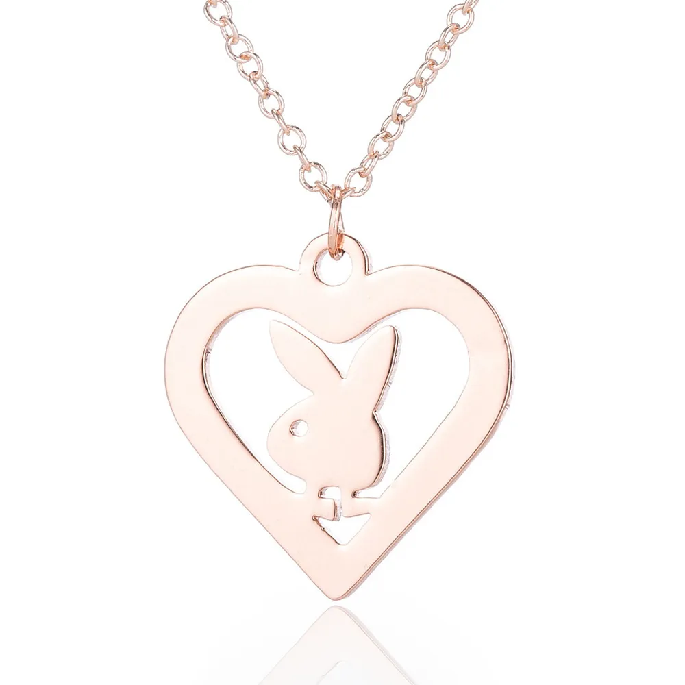 Bunny necklace - Rose Gold