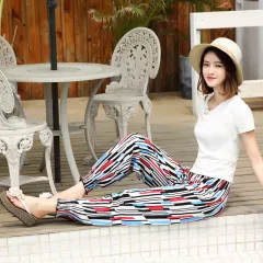 Yoga ethnic style loose lantern female pants - Geometry - View 1