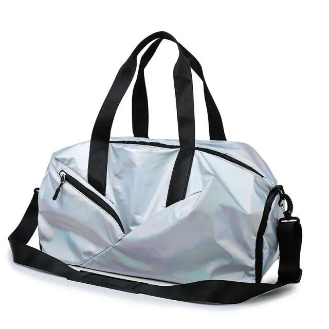 Sports training gym bag Silver - Shop at LoveMi