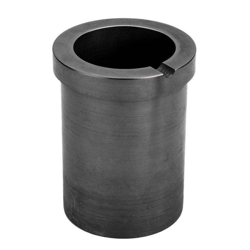 High temperature resistant high purity graphite crucible – Black, 2kg