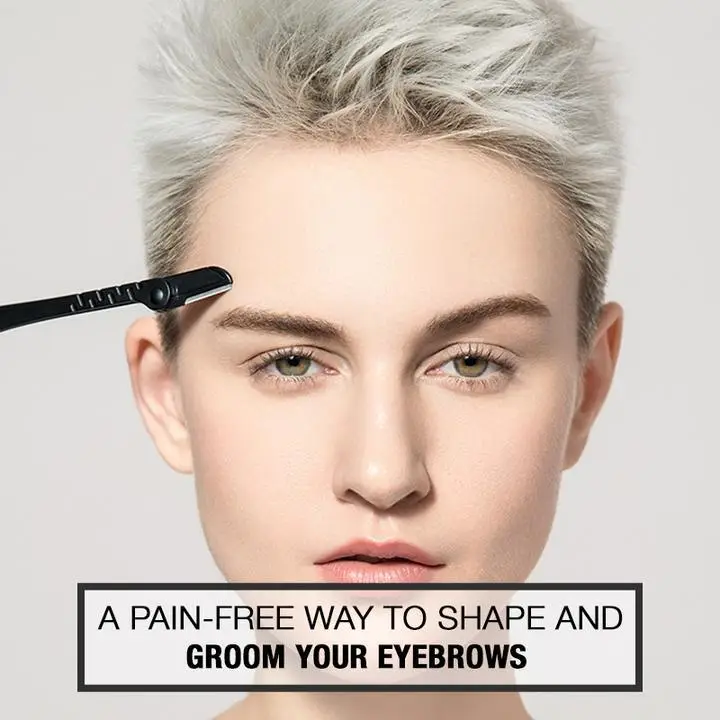 Eyebrow trimmer safety folding type