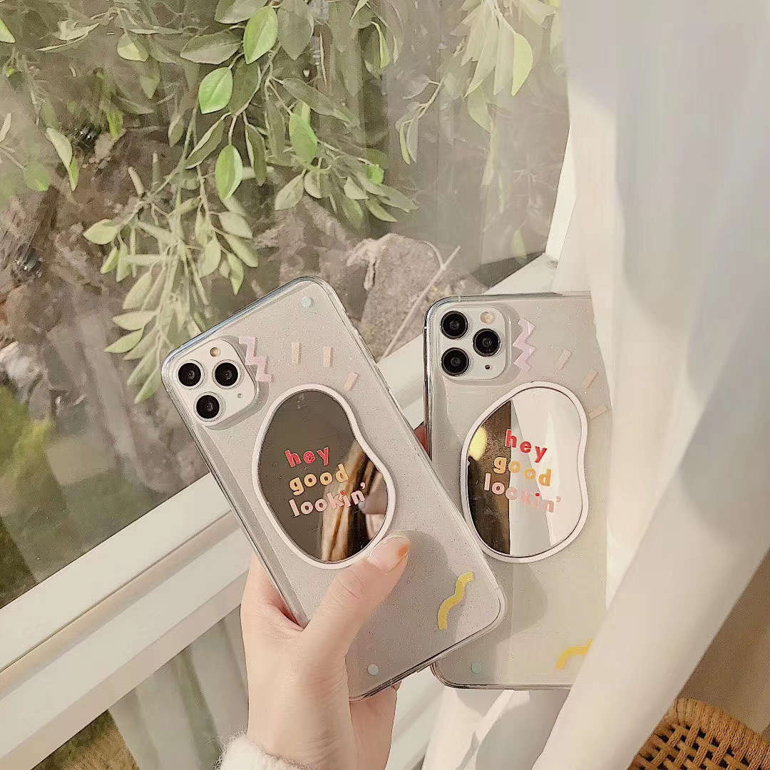 Transparent graffiti mirror phone case - Image 2