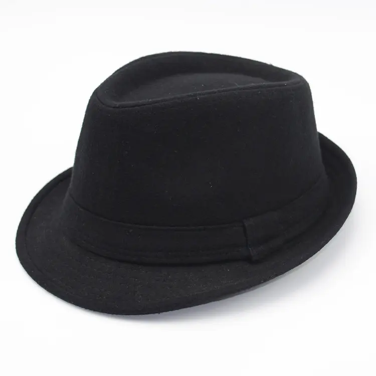 Fedora Hat Jazz Style Bowler Hat for Men 58cm