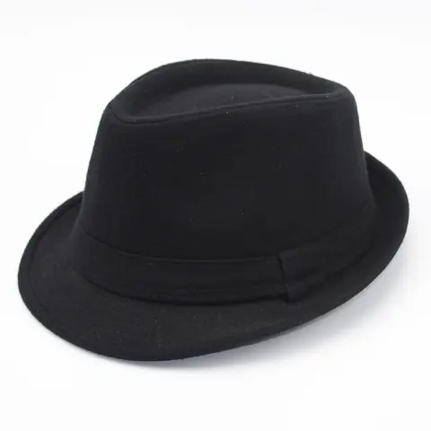 Fedora Hat Jazz Style Bowler Hat for Men 58cm