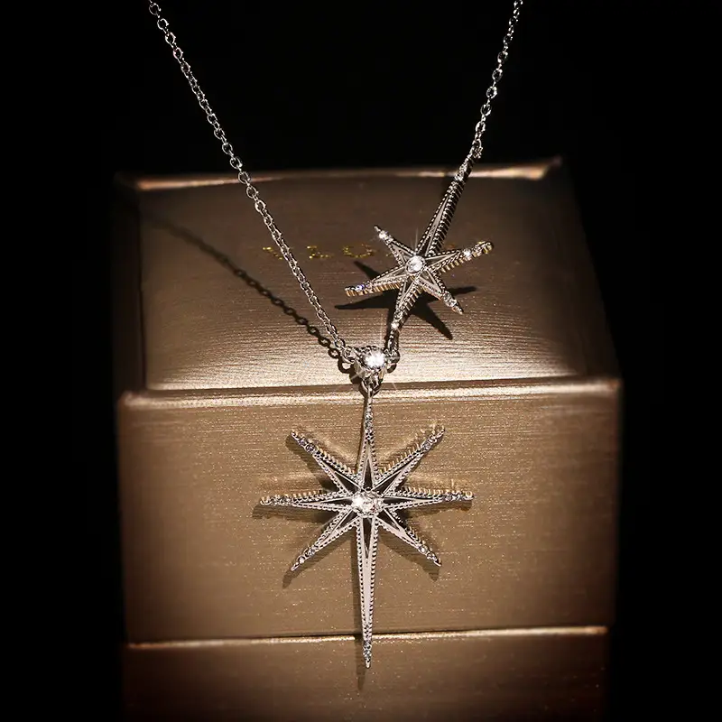 Necklace star clavicle chain