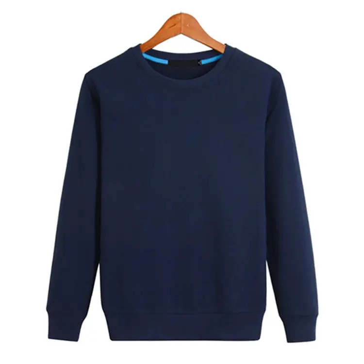 Sports plain monochrome thick sweater