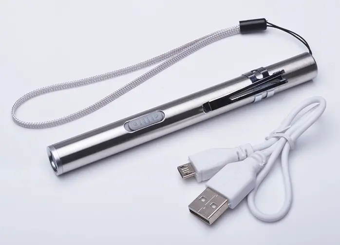 Outdoor mini double layer lamp beads LED flashlight