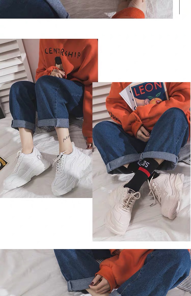 Platform red daddy shoes