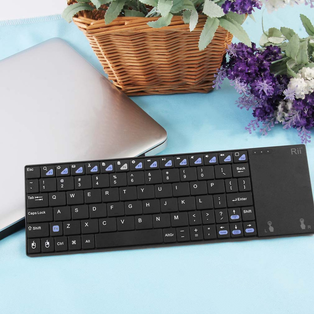Rii K12 2.4G multimedia trådløs key tastatur - Miniatyr 8