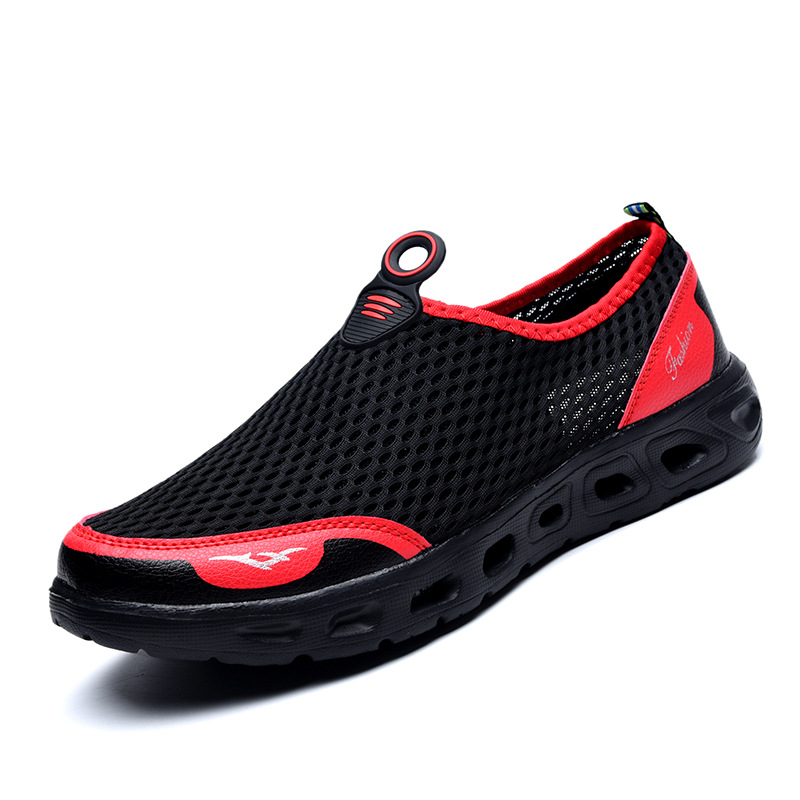 Title 3, Net surface breathable wading shoes for fishing...