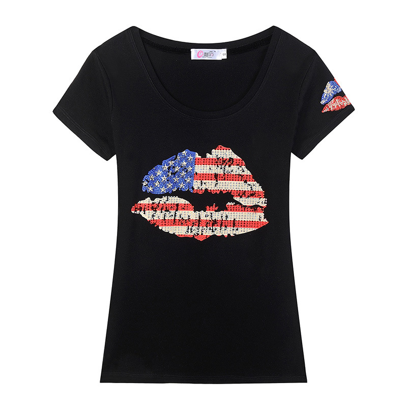 Lips short sleeve T-shirt