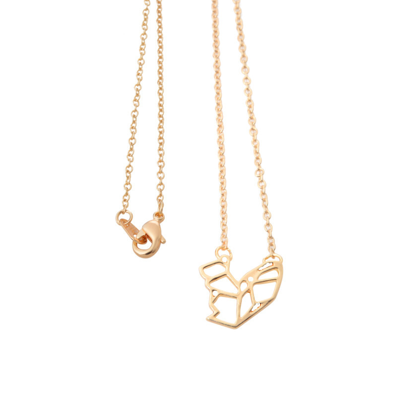 Hollow animal squirrel Necklace
