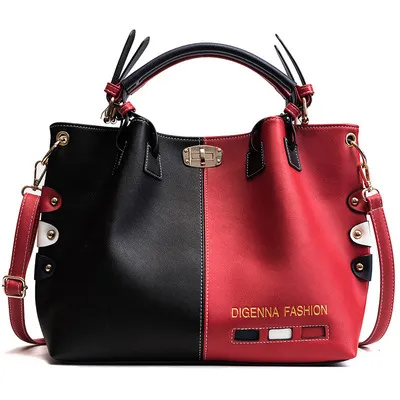 Contrast diagonal package Red - Shop at LoveMi