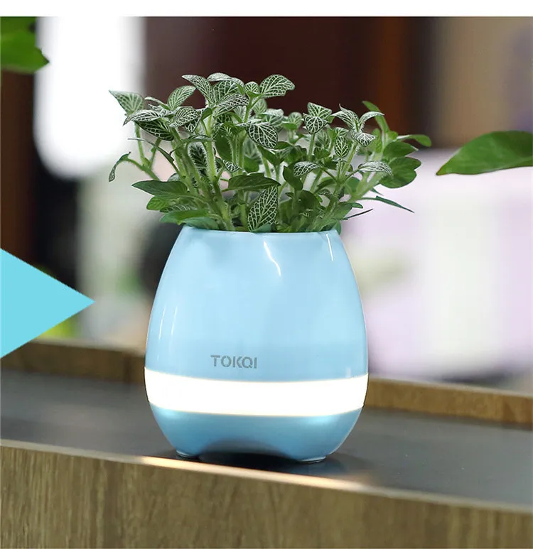 Touch-sensitive music vase desktop audio – image 3
