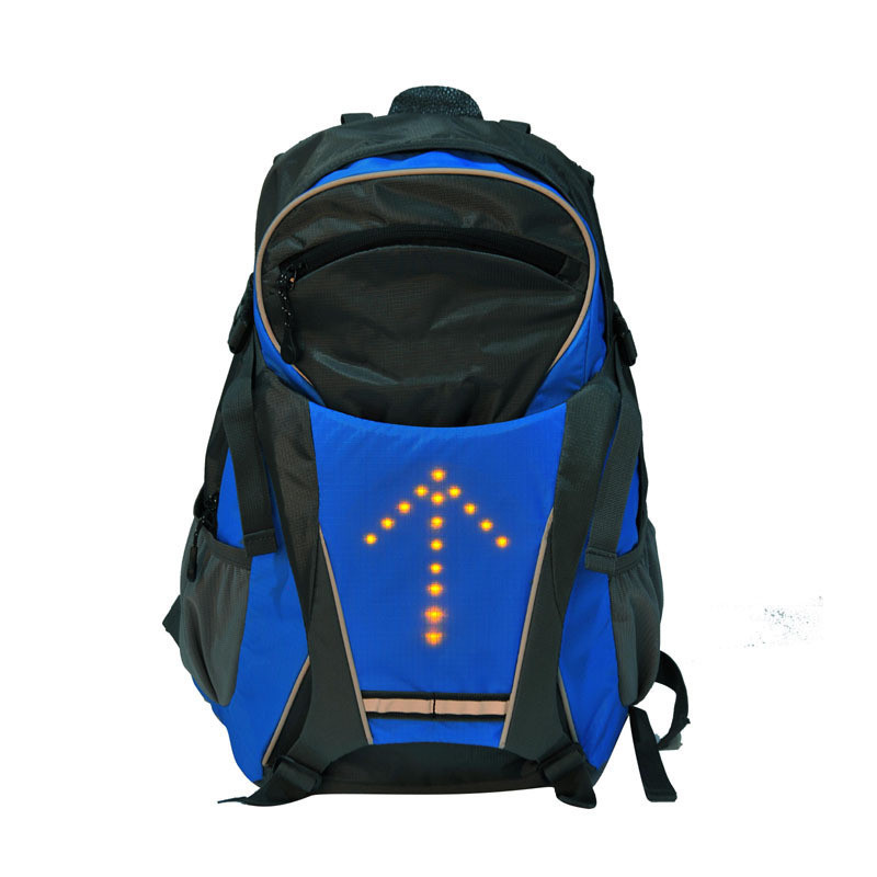 Riding LED light backpack