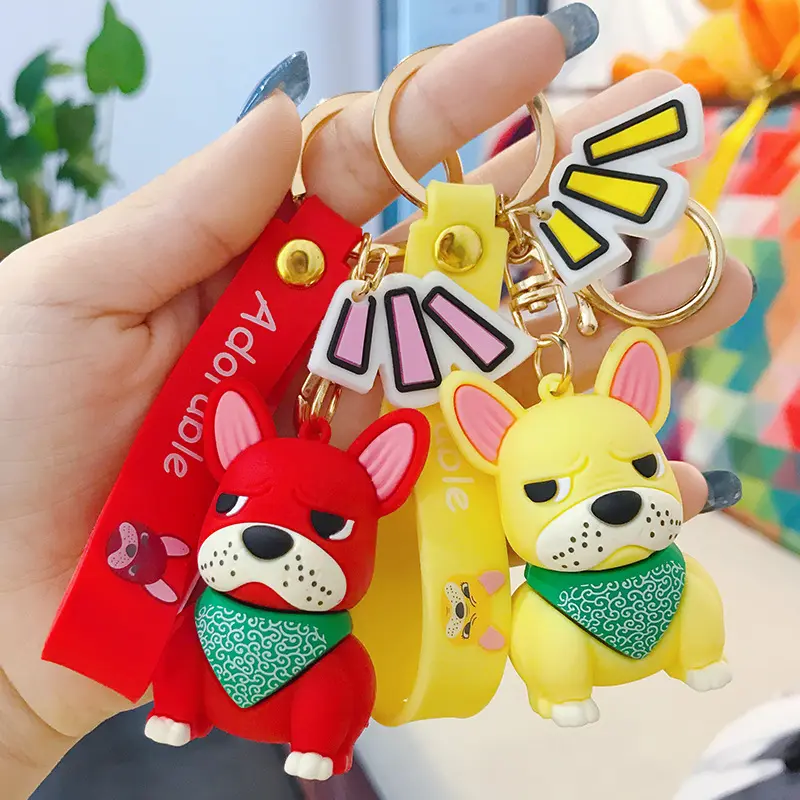 Tide Brand French Keychain