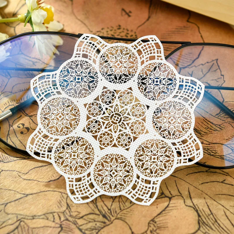 Hand paper decorative paper accessories - White