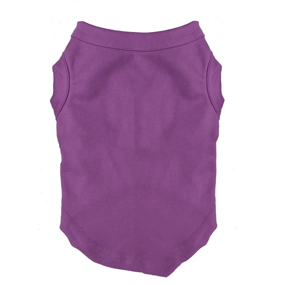 Autumn dog clothes cotton t-shirt - Purple