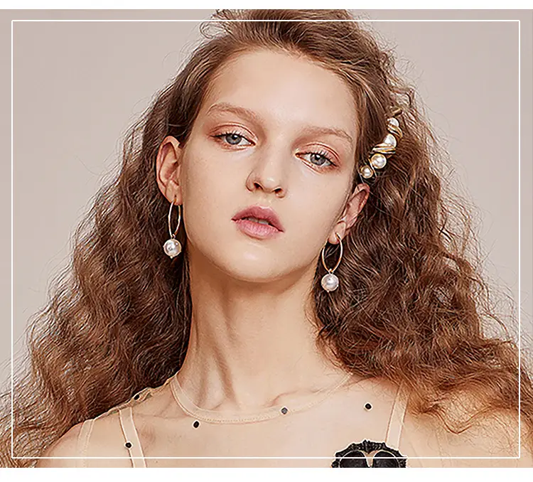 Temperament Wild Pearl Hair Clip
