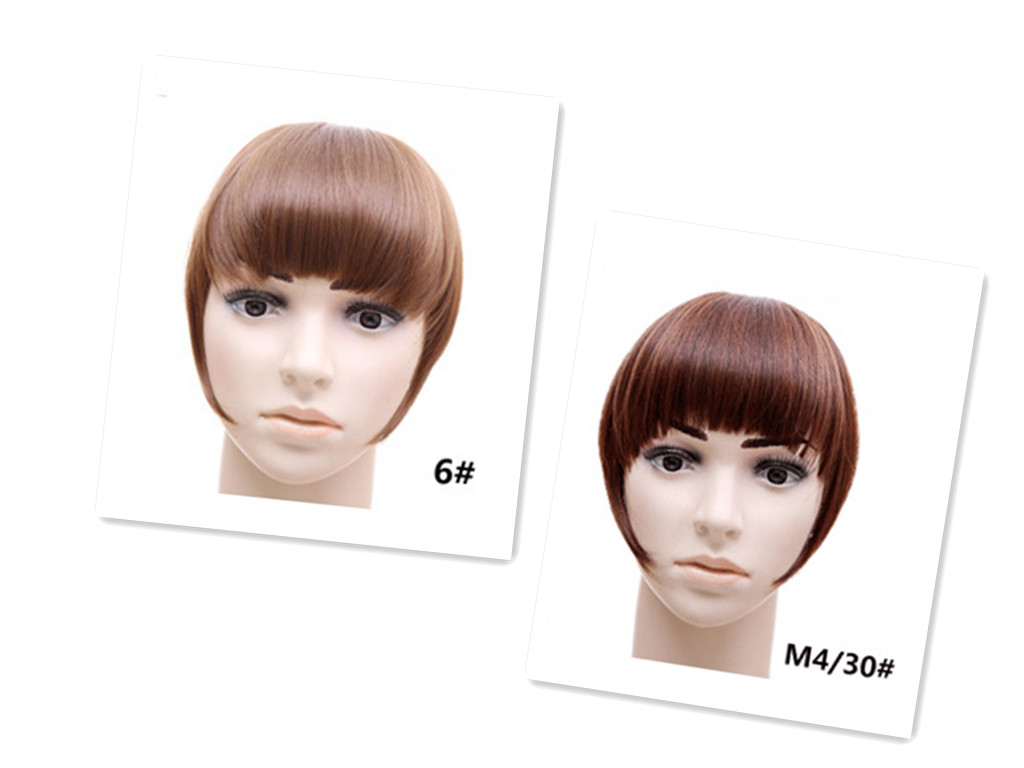 Hair Bangs Hairpiece Accessories Synthetic Fake Bangs B3 4 30 B3 6 - Shop at LoveMi