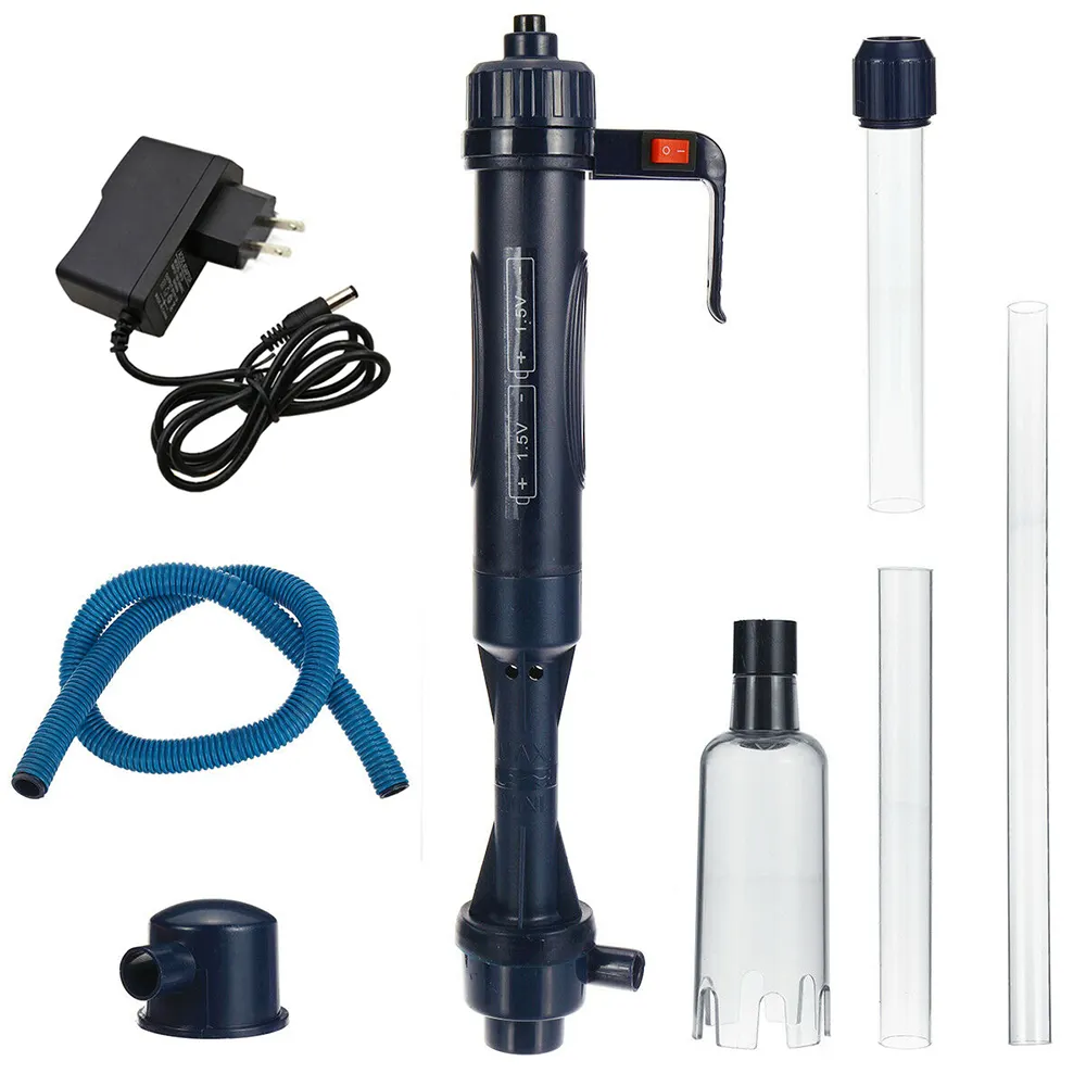 Electric Aquarium Cleaning Siphon Suction Water Pipe
