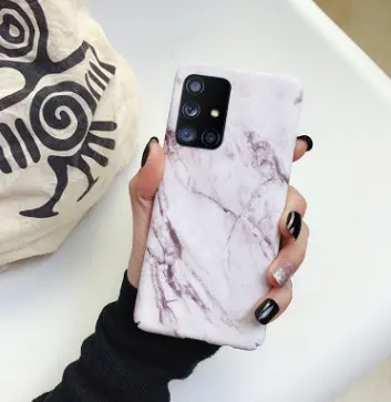 Frosted marble phone case
