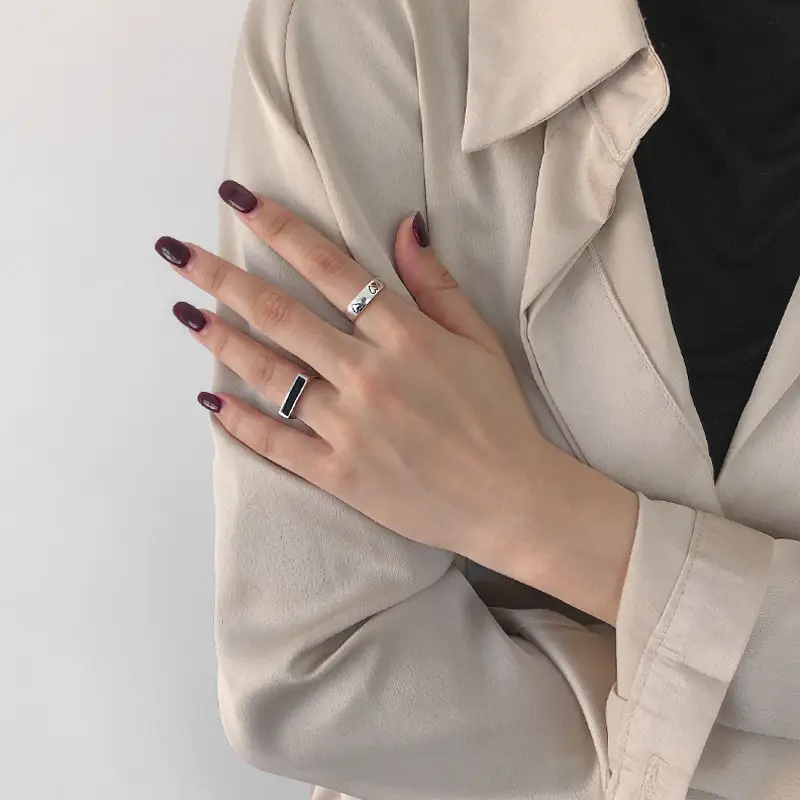 Black Epoxy Ring