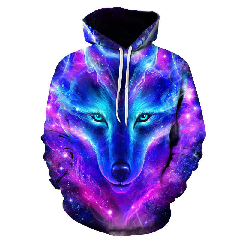 Printed hooded sweatshirt