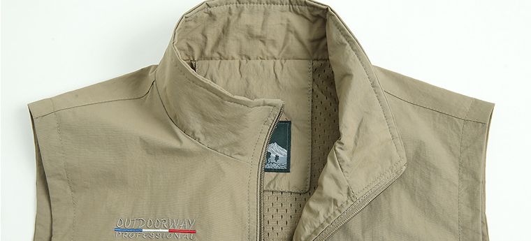 Middle-aged and elderly sleeveless jacket