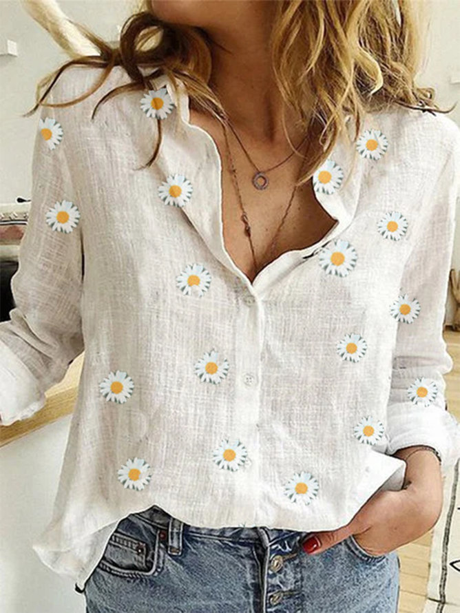 Little Daisy Tencel Print Shirt