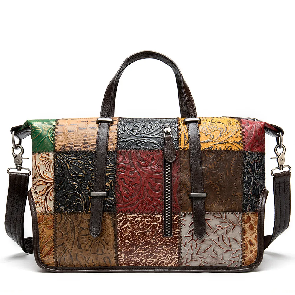 Cowhide women's handbag - Color