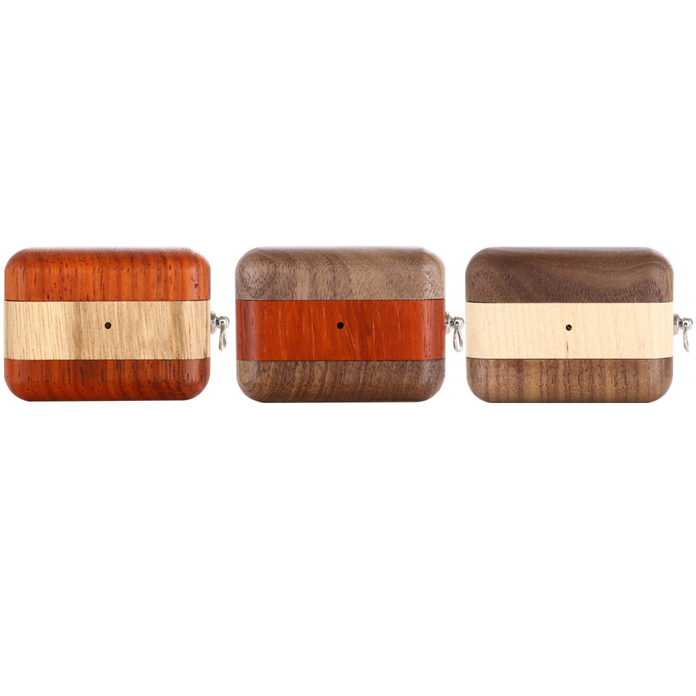 Compatible with Apple, AirPods Pro solid wood headphone covers