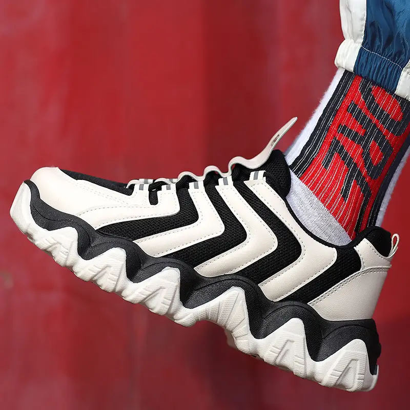 Big wave bottom men's shoes old shoes new