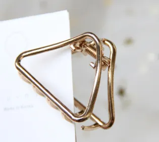 Cute cat hollow hair clips - Triangle2