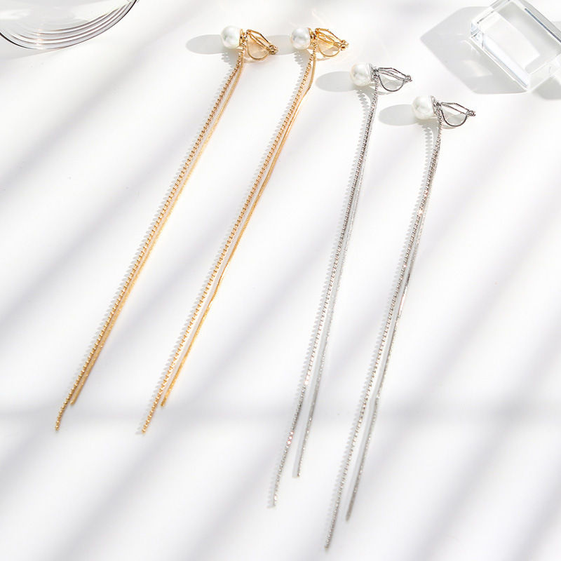 Long tassel earrings