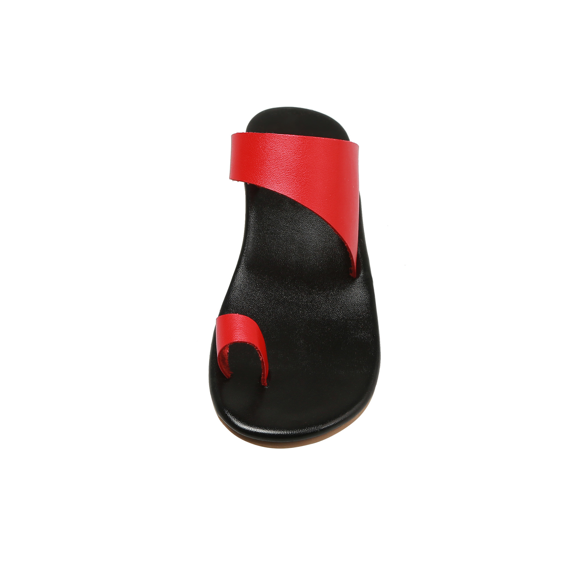 Flat Round-Toe Sandals