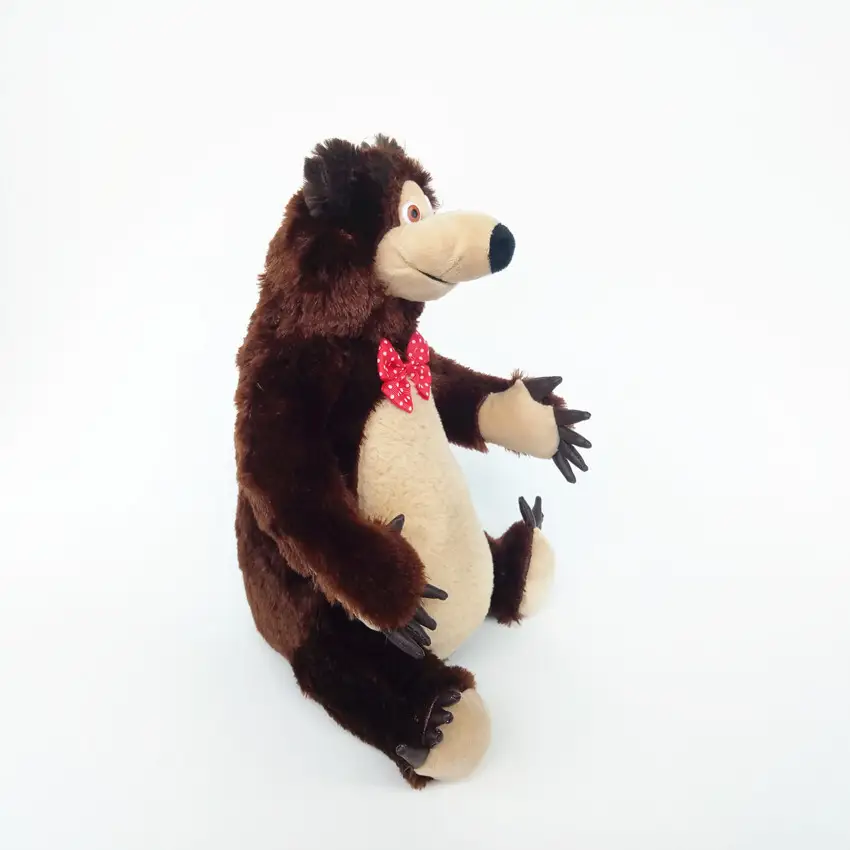 Cartoon Character Plush Doll and Bear Toy Set
