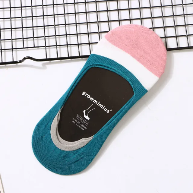 Silicone invisible non slip female socks Pink - Shop at LoveMi
