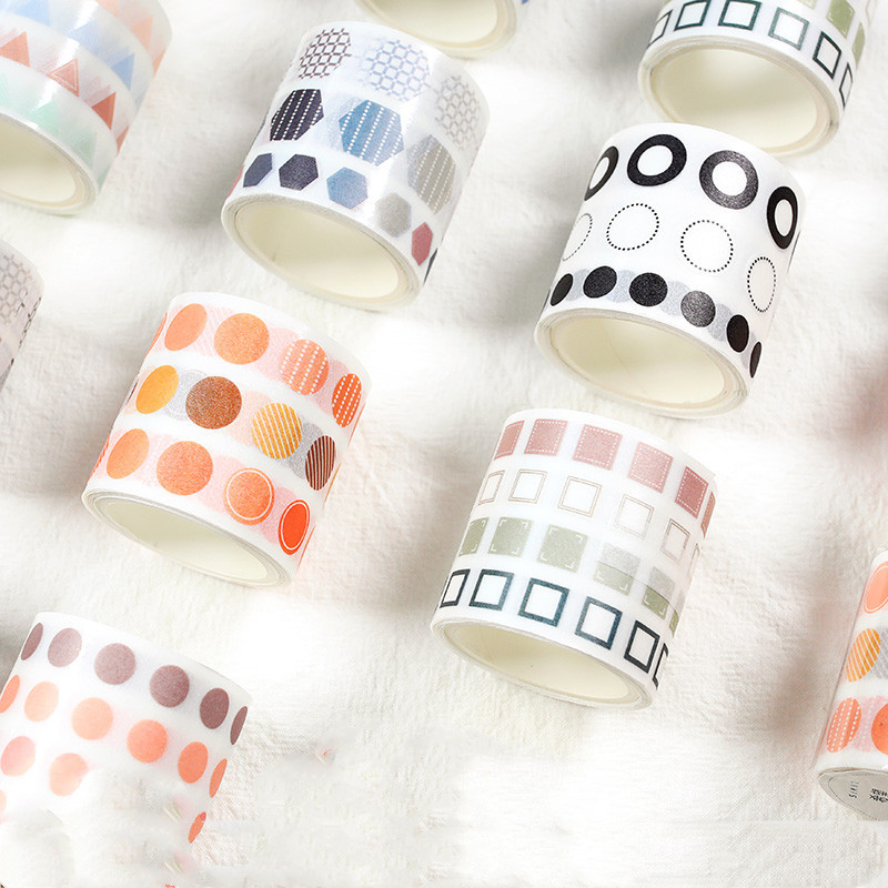 Color labels and paper tape