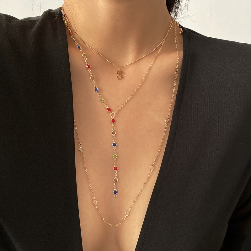 Handmade chain necklace female clavicle chain