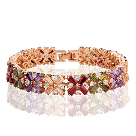 Zircon color bracelet